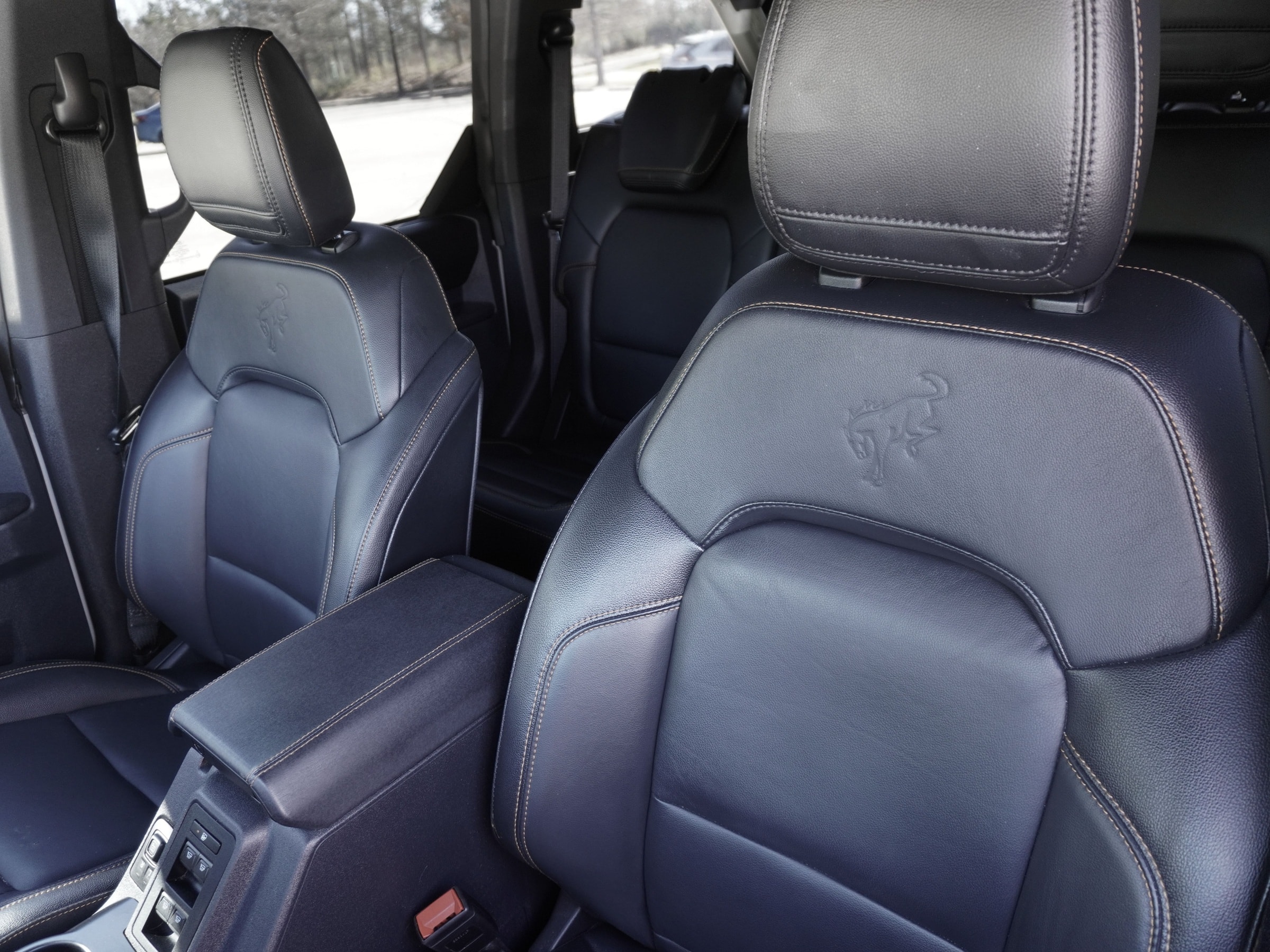 Ford Bronco leather interior seats