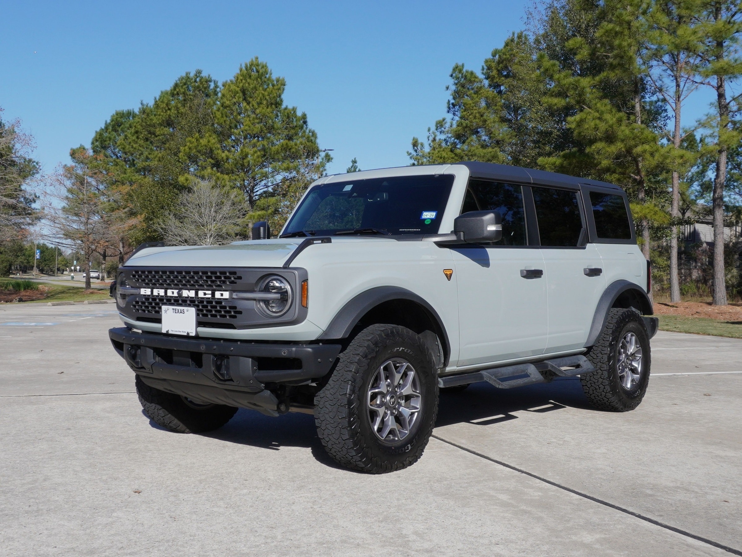 Ford Bronco front exterior street