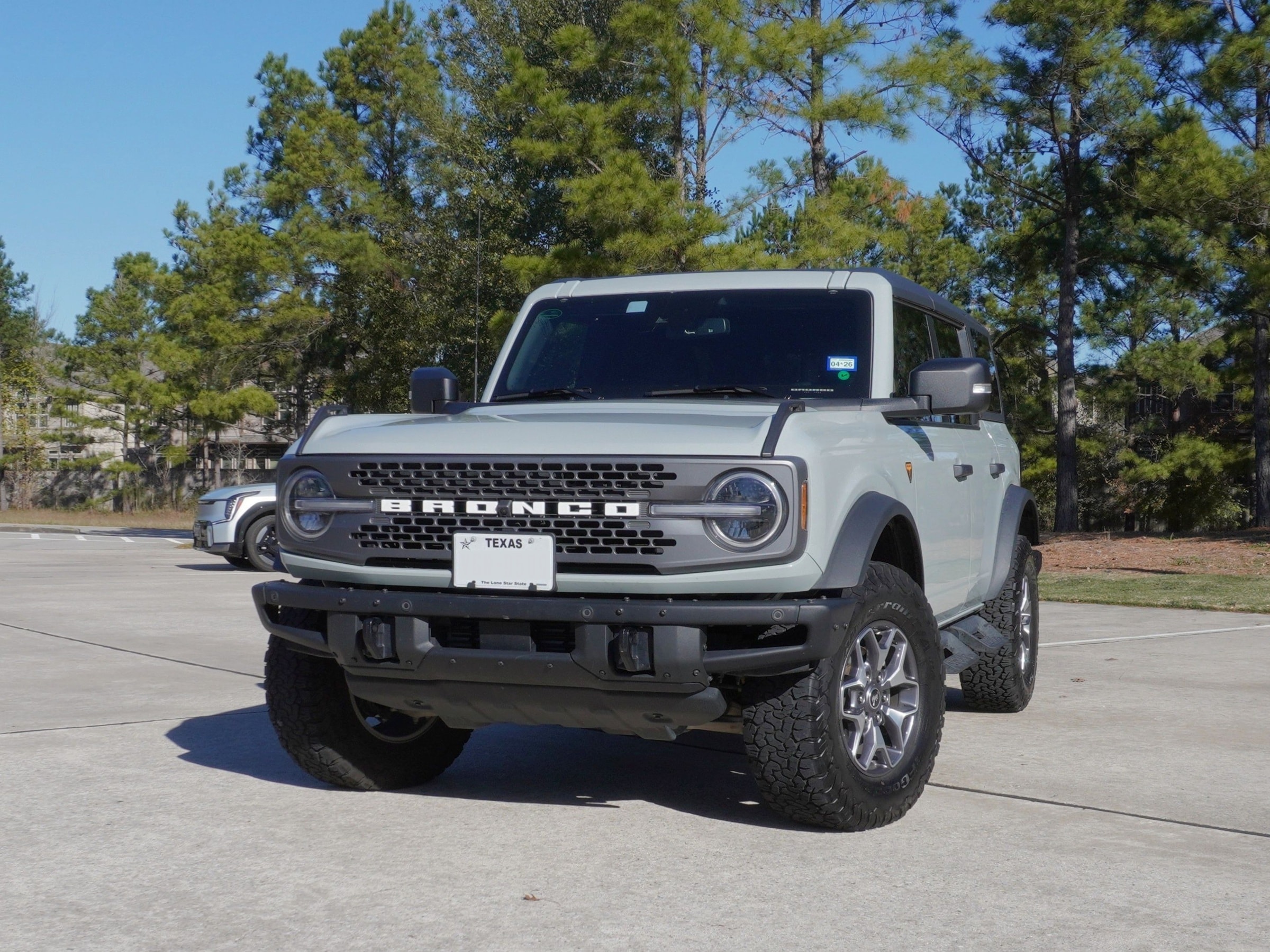 Ford Bronco front exterior parking lot
